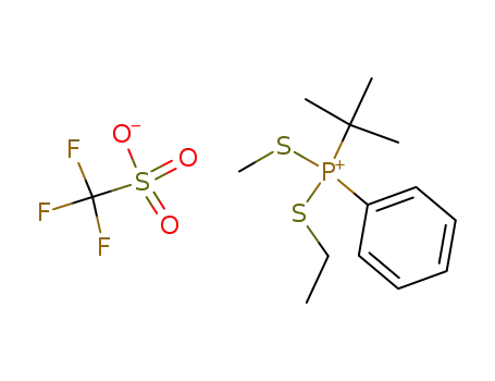 C<sub>13</sub>H<sub>22</sub>PS<sub>2</sub><sup>(1+)</sup>*CF<sub>3</sub>O<sub>3</sub>S<sup>(1-)</sup>