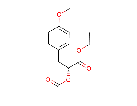 ethyl (R)-2-acetoxy-3-(4-methoxyphenyl)propanoate