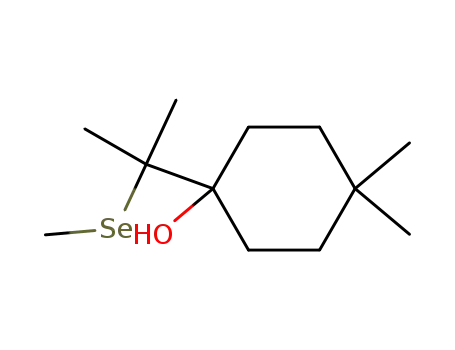 1-(1-Methyl-1-methylseleno-ethyl)-4,4-dimethylcyclohexan-1-ol