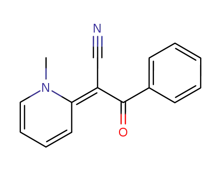 1,2-dihydro-2-benzoyl-cyanomethylidene-1-methyl-pyridine