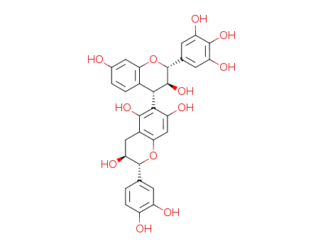 (2R,3S,4S)-2,3-trans-3,4-trans-3,3',4',5',7-pentahydroxy-4-<(2R,3S)-2,3-trans-3,3',4',5,7-pentahydroxyflavan-6-yl>flavan