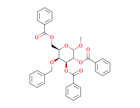 methyl 2,3,6-tri-O-benzoyl-4-O-benzyl-α-D-galactopyranoside