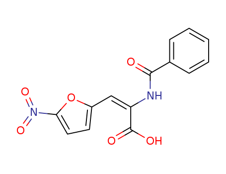 2-Propenoic acid, 2-(benzoylamino)-3-(5-nitro-2-furanyl)-, (Z)-