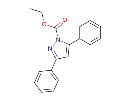 Molecular Structure of 59807-34-0 (1-ethoxycarbonyl-3,5-diphenyl pyrazole)