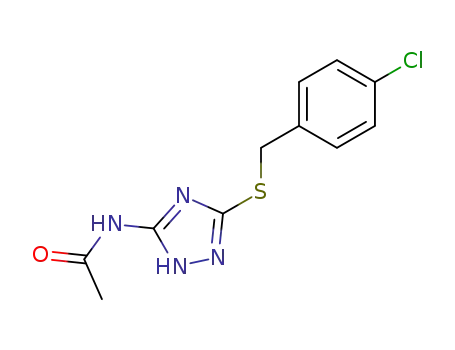 N-[5-(4-Chloro-benzylsulfanyl)-2H-[1,2,4]triazol-3-yl]-acetamide
