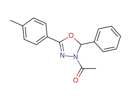 1,3,4-Oxadiazole, 3-acetyl-2,3-dihydro-5-(4-methylphenyl)-2-phenyl-