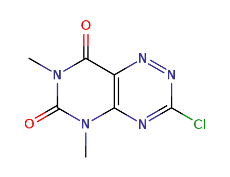 Molecular Structure of 54632-27-8 (7-chloro-1,3-dimethyl-6-azalumazine)