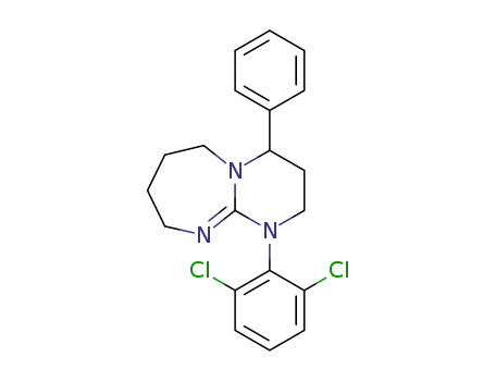 Pyrimido[1,2-a][1,3]diazepine,
1-(2,6-dichlorophenyl)-1,2,3,4,6,7,8,9-octahydro-4-phenyl-