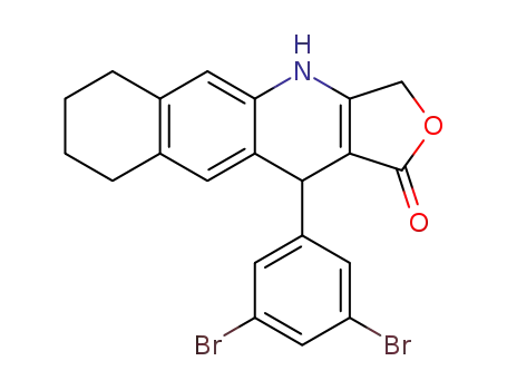 11-(3,5-dibromophenyl)-4,6,7,8,9,11-hexahydrobenzo[g]furo[3,4-b]quinolin-1(3H)-one