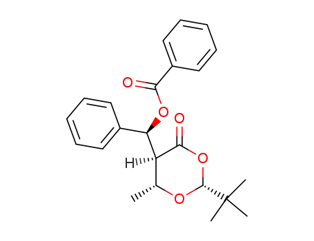 (1'S,2R,5S,6R)-5-<α-(benzoyloxy)benzyl>-2-(tert-butyl)-6-methyl-1,3-dioxan-4-one
