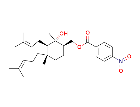 4-Nitro-benzoic acid (1R,2S,3R,4S)-2-hydroxy-2,4-dimethyl-3-(3-methyl-but-2-enyl)-4-(4-methyl-pent-3-enyl)-cyclohexylmethyl ester