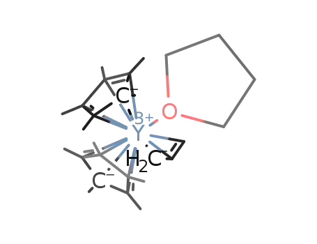 Molecular Structure of 378753-31-2 ((C5Me5)2Y(η3-CH2CHCH2)(THF))