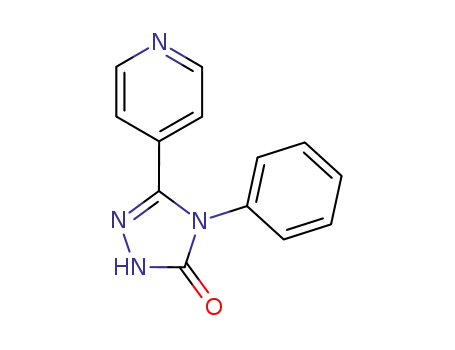 3H-1,2,4-Triazol-3-one, 2,4-dihydro-4-phenyl-5-(4-pyridinyl)-