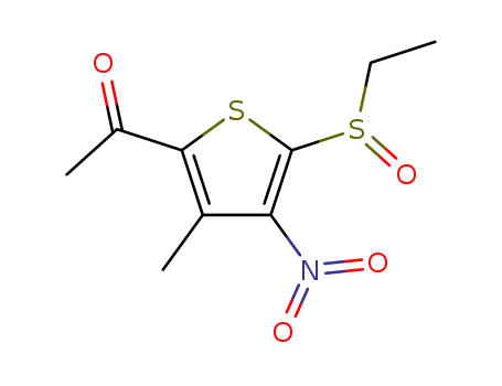 1-(5-Ethanesulfinyl-3-methyl-4-nitro-thiophen-2-yl)-ethanone