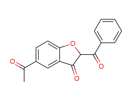 Molecular Structure of 144153-85-5 (3(2H)-Benzofuranone, 5-acetyl-2-benzoyl-)