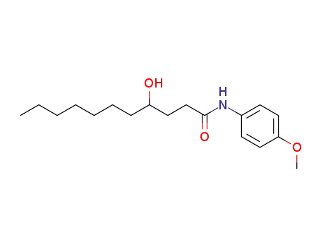 4-Hydroxy-undecanoic acid (4-methoxy-phenyl)-amide