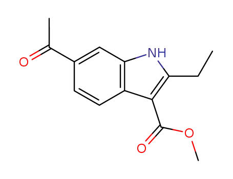 methyl 6-acetyl-2-ethylindole-3-carboxylate