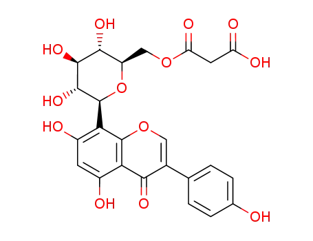 Malonic acid mono-{(2R,3S,4R,5R,6S)-6-[5,7-dihydroxy-3-(4-hydroxy-phenyl)-4-oxo-4H-chromen-8-yl]-3,4,5-trihydroxy-tetrahydro-pyran-2-ylmethyl} ester