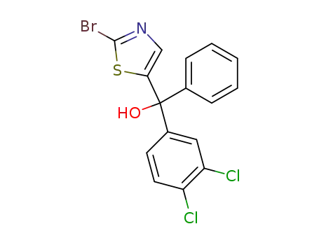 (2-Bromo-thiazol-5-yl)-(3,4-dichloro-phenyl)-phenyl-methanol