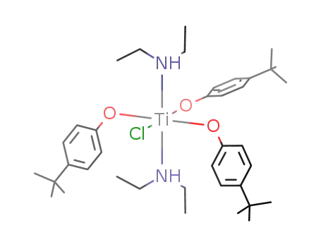 monochlorotris(4-tert-butylphenoxo)titanium(IV) * 2 diethylamine