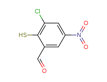 Benzaldehyde, 3-chloro-2-mercapto-5-nitro-