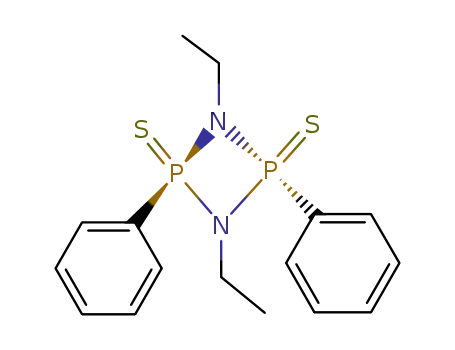 trans-1,3-Diaethyl-2,4-diphenyl-2,4-dithiocyclodiphosphazan