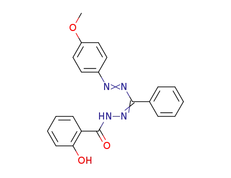 2-Hydroxy-benzoic acid [1-(4-methoxy-phenylazo)-1-phenyl-meth-(Z)-ylidene]-hydrazide