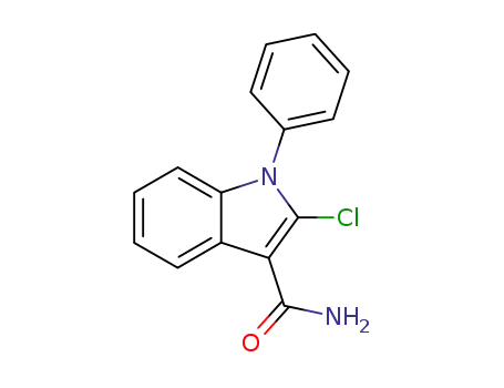 2-chloro-1-phenyl-1H-indole-3-carboxylic acid amide