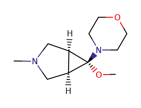 4-(1α,5α,6α-6-Methoxy-3-methyl-3-azabicyclo<3.1.0>hex-6-yl)morpholine