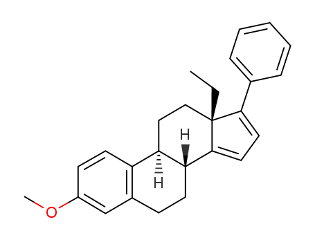 Molecular Structure of 126971-24-2 (13α-Ethyl-3-methoxy-17-phenyl-1,3,5(10),14(15),16(17)-gonapentaene)