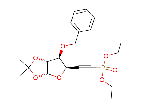 (3-O-benzyl-5,6-didesoxy-1,2-O-isopropylidene-α-D-xylo-hex-5-ynofuranos-6-yl)phosphonate de diethyle