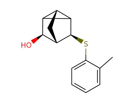 3-exo-(o-Tolylthio)-5-exo-tricyclo<2.2.1.0<sup>2,6</sup>>heptanol