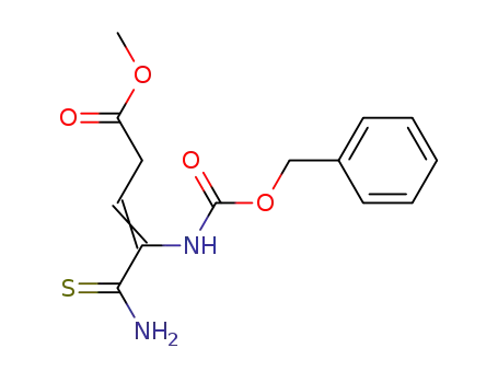3-Pentenoic acid,
5-amino-4-[[(phenylmethoxy)carbonyl]amino]-5-thioxo-, methyl ester