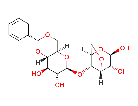 3,6-anhydro-4-O-(4',6'-O-benzylidine-β-D-glucopyranosyl)-β-D-glucopyranose