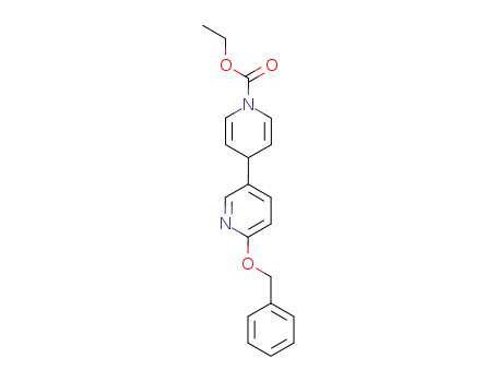 6-Benzyloxy-4'H-[3,4']bipyridinyl-1'-carboxylic acid ethyl ester