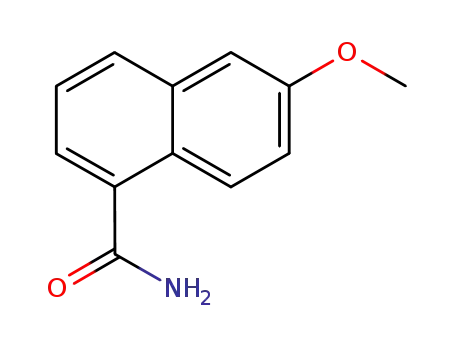 Molecular Structure of 57382-51-1 (1-Naphthalenecarboxamide, 6-methoxy-)