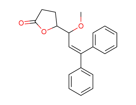 5-(1-Methoxy-3,3-diphenyl-allyl)-dihydro-furan-2-one