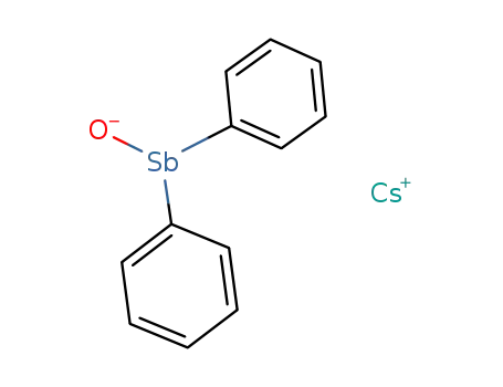 Cs<sup>(1+)</sup>*[OSb(C<sub>6</sub>H<sub>5</sub>)2]<sup>(1-)</sup> = Cs[OSb(C<sub>6</sub>H<sub>5</sub>)2]
