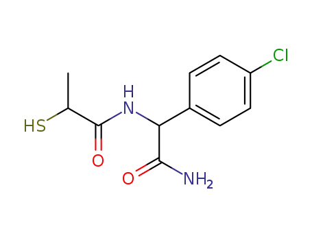 N-[Carbamoyl-(4-chloro-phenyl)-methyl]-2-mercapto-propionamide