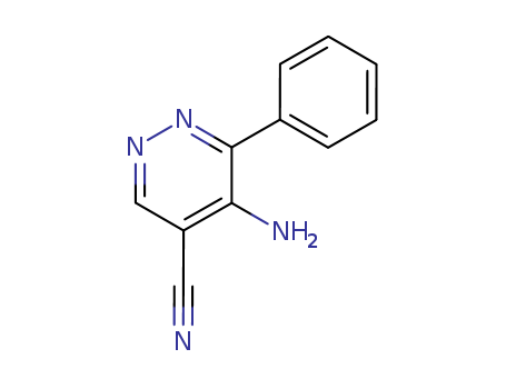 4-Pyridazinecarbonitrile, 5-amino-6-phenyl-