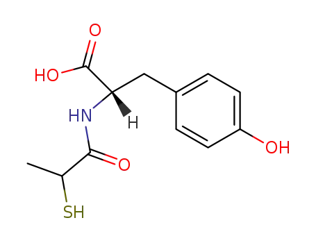 N-(2-mercaptopropanoyl)-L-tyrosine