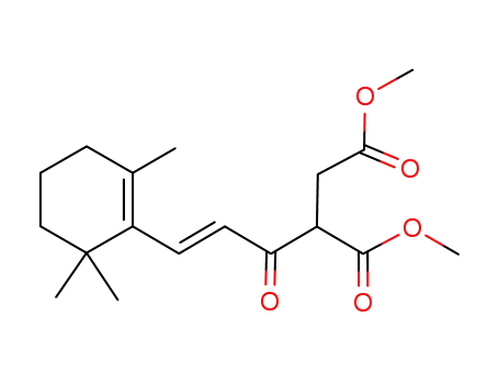 2-[(E)-3-(2,6,6-Trimethyl-cyclohex-1-enyl)-acryloyl]-succinic acid dimethyl ester
