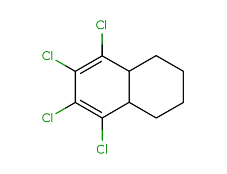 Molecular Structure of 72524-27-7 (Naphthalene, 1,2,3,4-tetrachloro-4a,5,6,7,8,8a-hexahydro-)