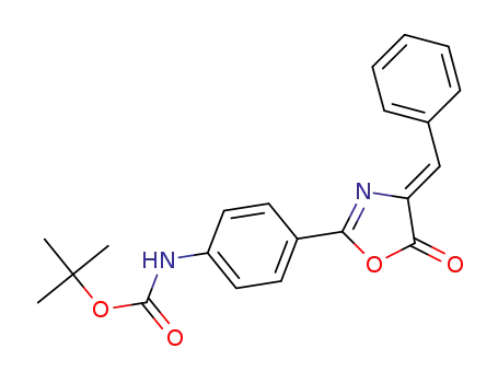 (Z)-2-[4-{[(t-butoxy)carbonyl]amino}phenyl]-4-benzylidene-5(4H)-oxazolone