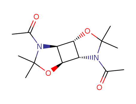 5,10-Diacetyl-4,4,9,9-tetramethyl-exo-3,8-dioxa-5,10-diazatricyclo<5.3.0.0<sup>2,6</sup>>decan