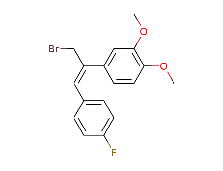 4-[(E)-1-Bromomethyl-2-(4-fluoro-phenyl)-vinyl]-1,2-dimethoxy-benzene