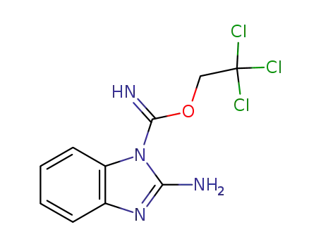 1H-Benzimidazole-1-carboximidic acid, 2-amino-, 2,2,2-trichloroethyl
ester