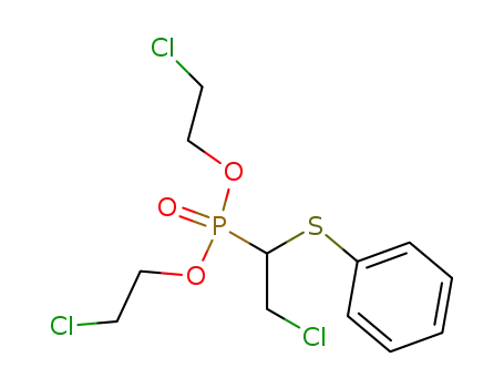 (2-Chloro-1-phenylsulfanyl-ethyl)-phosphonic acid bis-(2-chloro-ethyl) ester