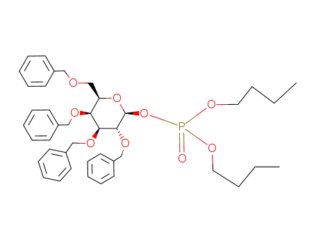 Molecular Structure of 90358-02-4 (Dibutyl(2,3,4,6-tetra-O-benzyl-β-D-galactopyranosyl)phosphat)