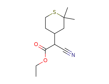 Ethyl (2,2-dimethyl-4-tetrahydrothiopyranyl)cyanoacetate